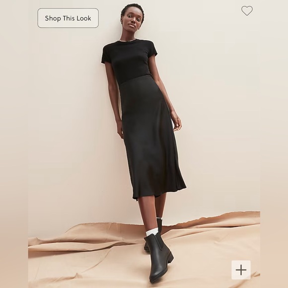 J. Crew Gwyneth Slip Skirt in Black Size Small EUC TTS - Picture 7 of 8